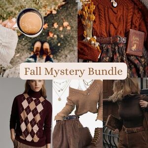 40 pieces large bundle pumpkin spice mystery clothing fall autumn women bundle